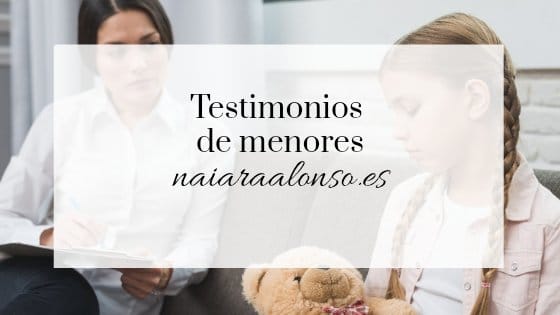 Testimonios de menores