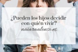 ¿Pueden los hijos decidir con quién vivir?