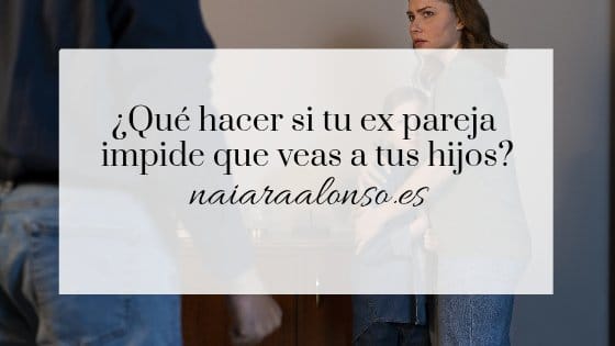 pareja impide ver hijos